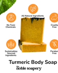 Turmeric + Activated Charcoal Detox Soap