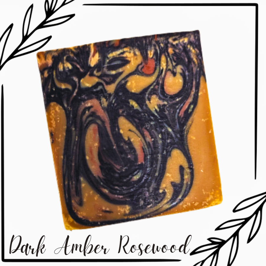 Dark Amber Rosewood soap